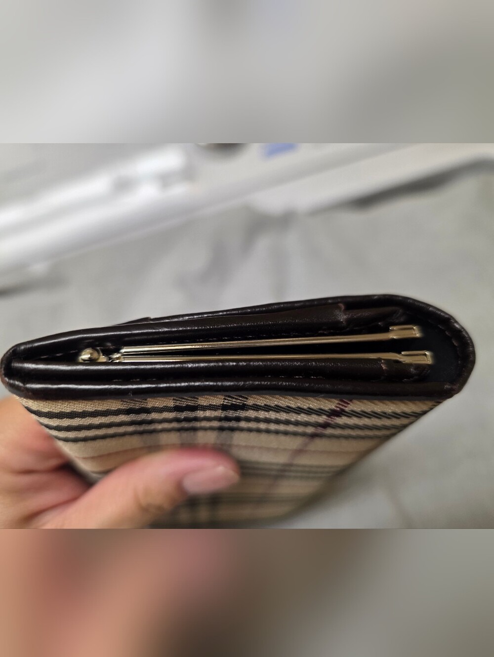 Burberry Nova Check Continential Wallet, Euc, Authentic View 5